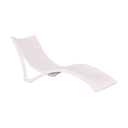 Wave Sunlounger - White