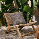 Wild Card Butterscotch 50x50cm Piped Outdoor Cushion