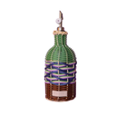 Woven Oil Pourer - Green & Brown