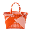 Woven Shopper Bag – Tangerine