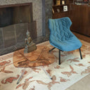 Bronze Top Blast Square Side Table