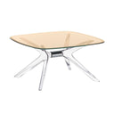 Bronze Top Blast Square Side Table