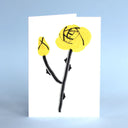 Yellow Rose Greeting Card