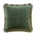 Zeus Carob 50x50cm Fringed Cushion