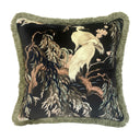 Zeus Carob 55x55cm Fringed Cushion