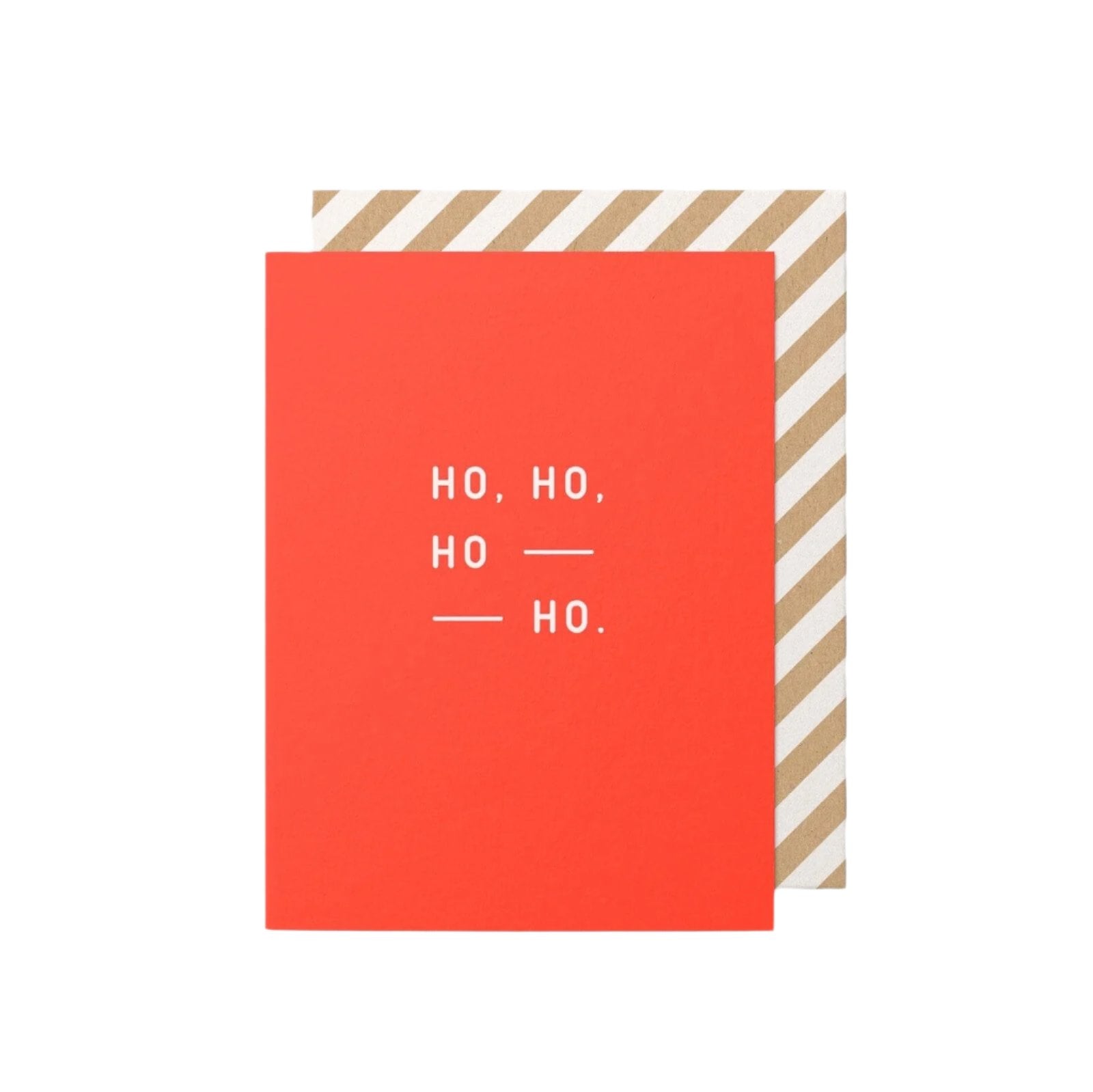 Ho Ho Ho Fluro Card