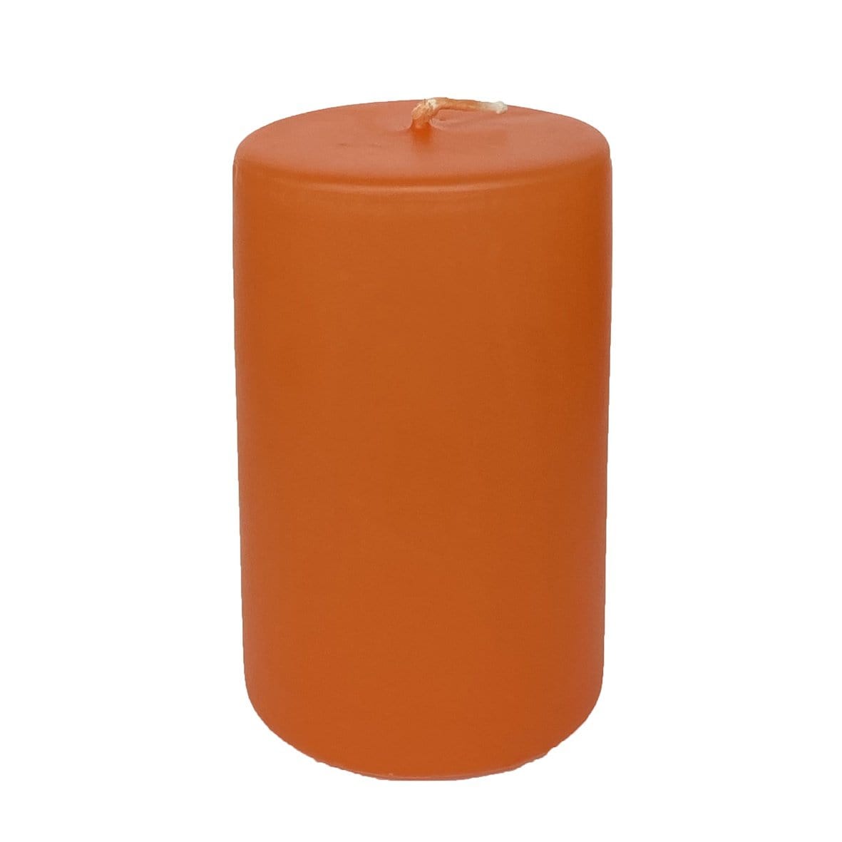 Orange Pillar Candle 100mm
