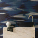 River Metallic Weave Deep Blue Wallpaper PREORDER POA
