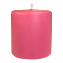 Pink Pillar Candle 75mm