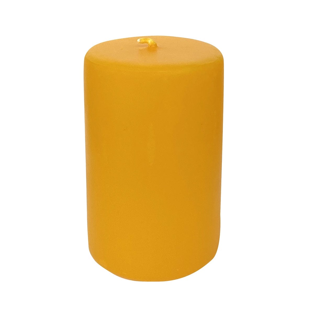 Yellow Pillar Candle 100mm