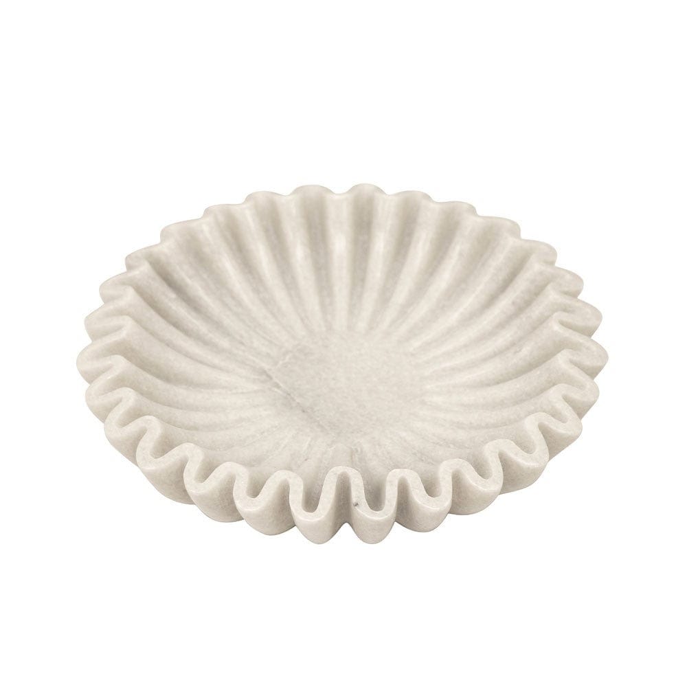 Pleated Marble Small Dish