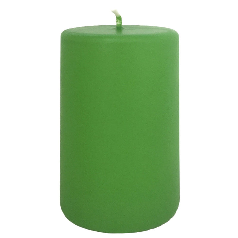 Lime Pillar Candle 100mm