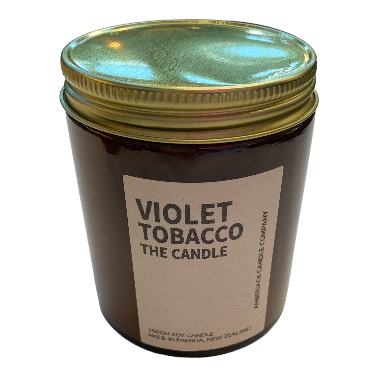 Violet Tobacco Soy Candle Small