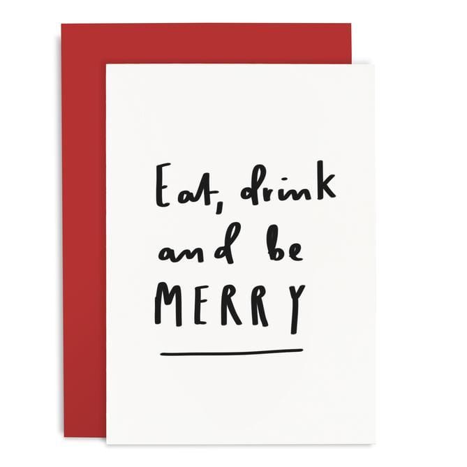 Eat, Drink and be Merry Card