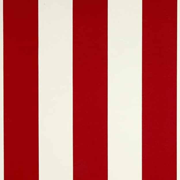 Cabana Red Stripe Outdoor Fabric