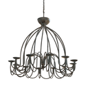 Antique Iron Chandelier