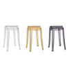 Three small Charles ghost stools by Kartell.