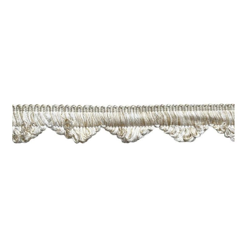 Cream Fan Looped Fringe Little & Fox