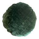 Dark Green Velvet Round Cushion
