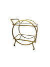 Antique Gold and Glass Trolley