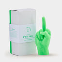 Neon Green F*ck You Candle Hand