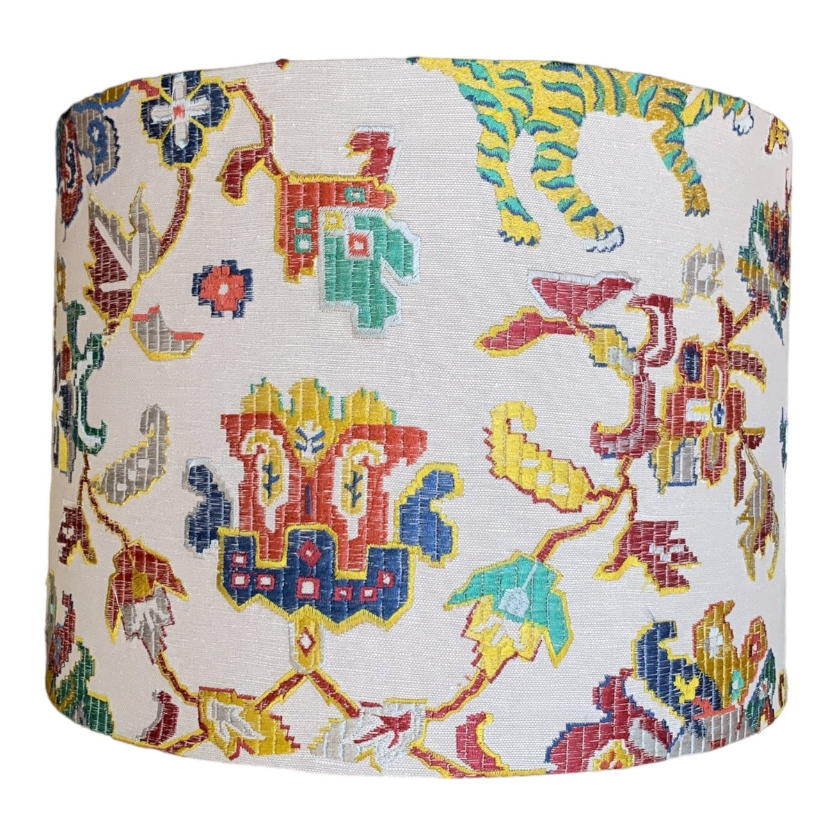 Geo Embroidered 16" Lampshade Little & Fox