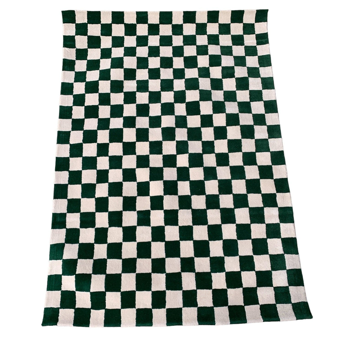    Green-Checkerboard-Wool-Rug-Little-&-Fox