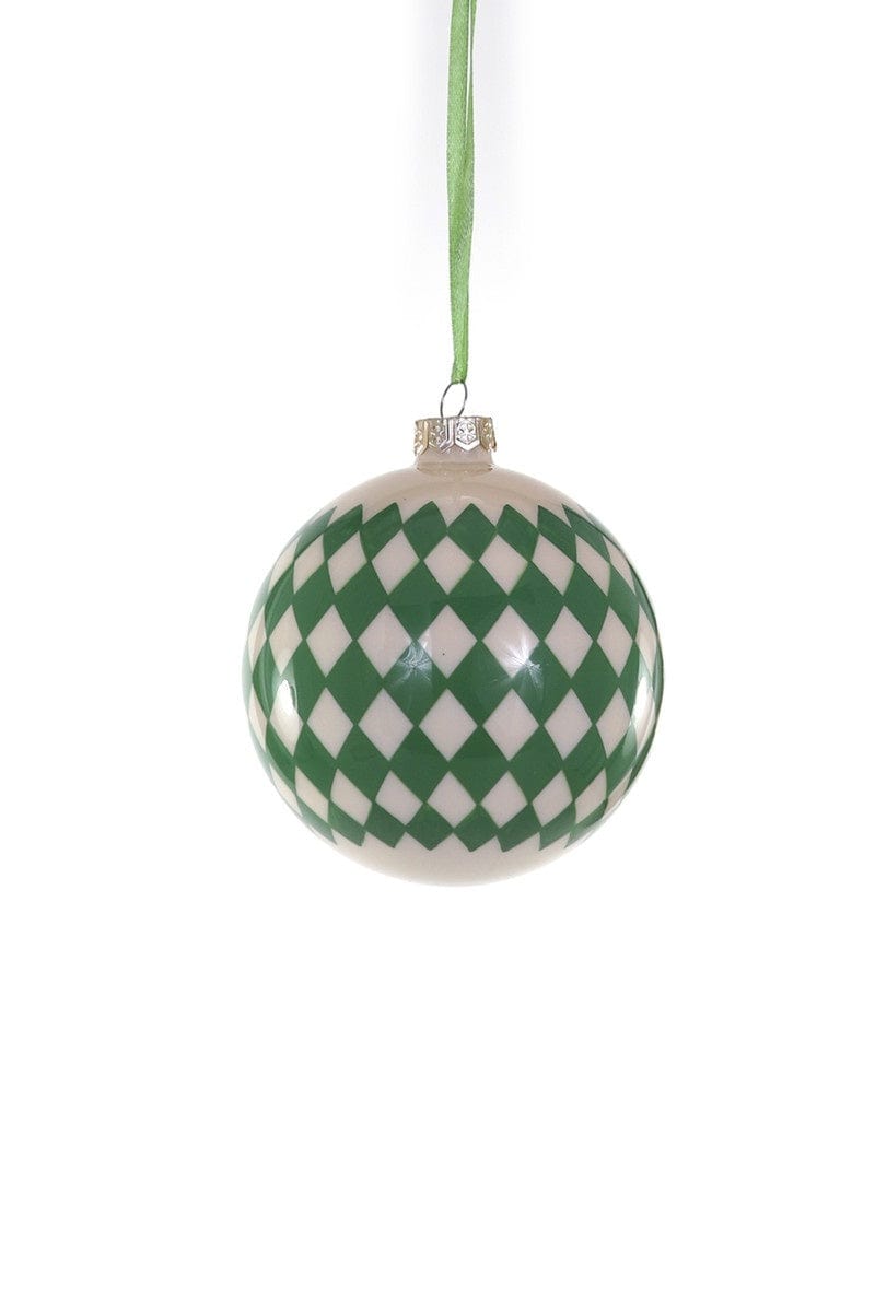 Harlequin Green Bauble