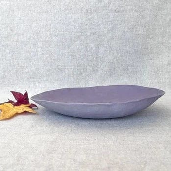 Ceramic family salad or pasta bowl in Lavender colour.