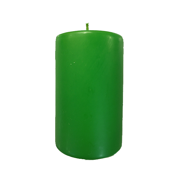 Lime Pillar Candle 150mm