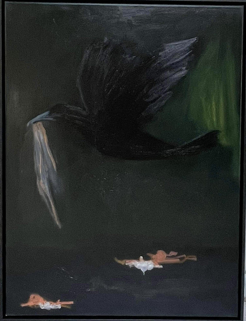 'In Flight' Oil on Canvas by Robyn Fleet