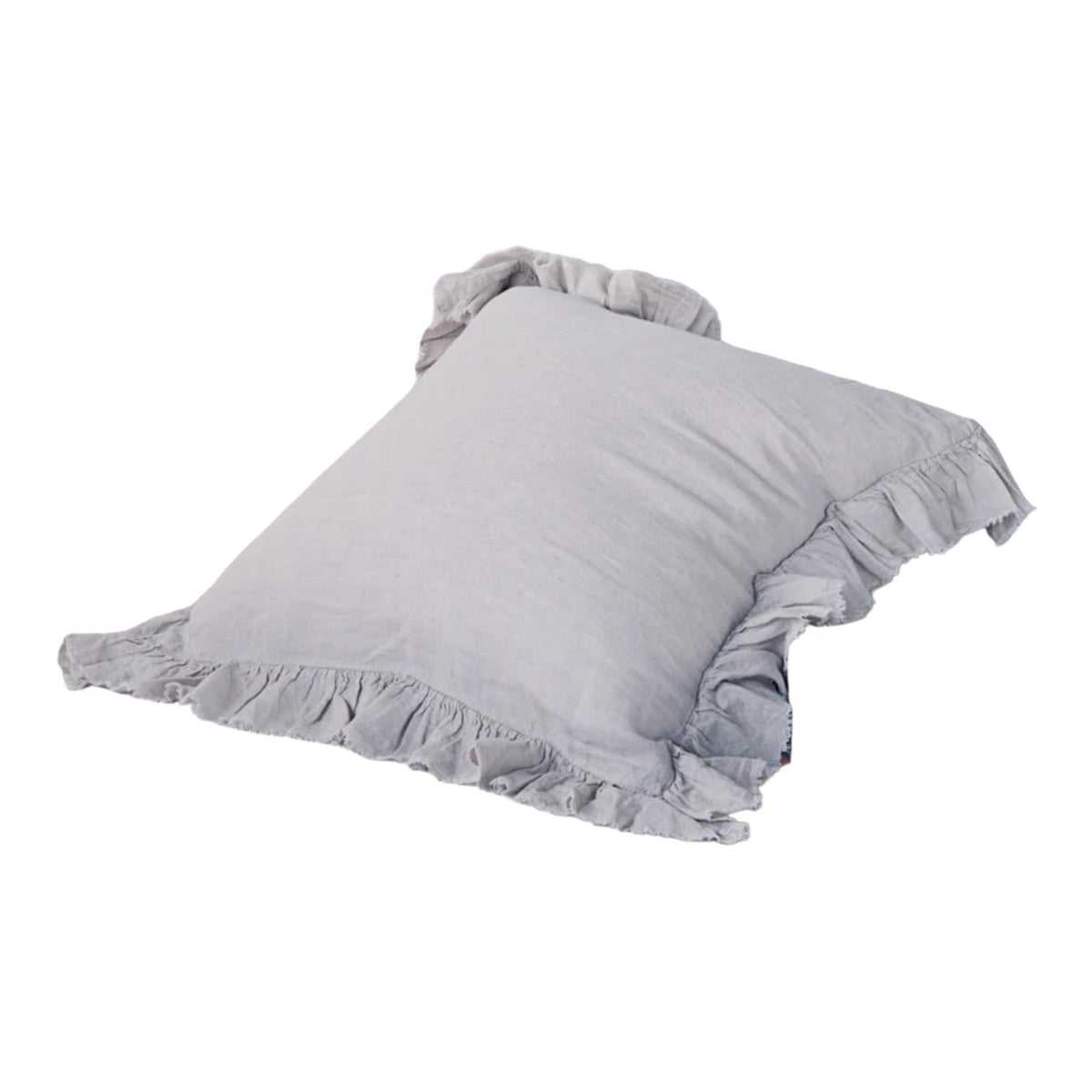 Kristine Fog European Linen Pillowcase Little & Fox