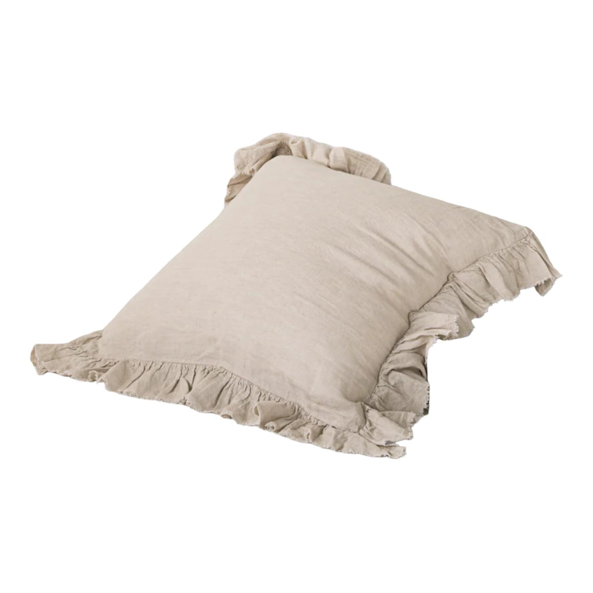Kristine-Sable-European-Linen-Pillowcase Little & fox