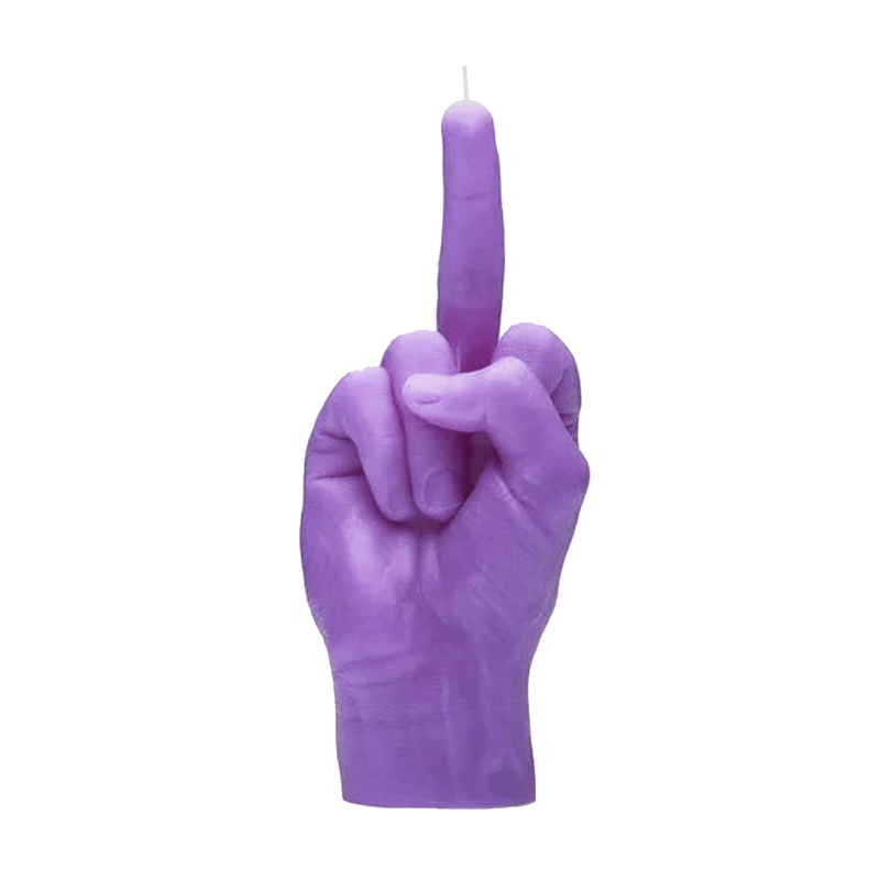 Candle Hand F*ck You - Purple