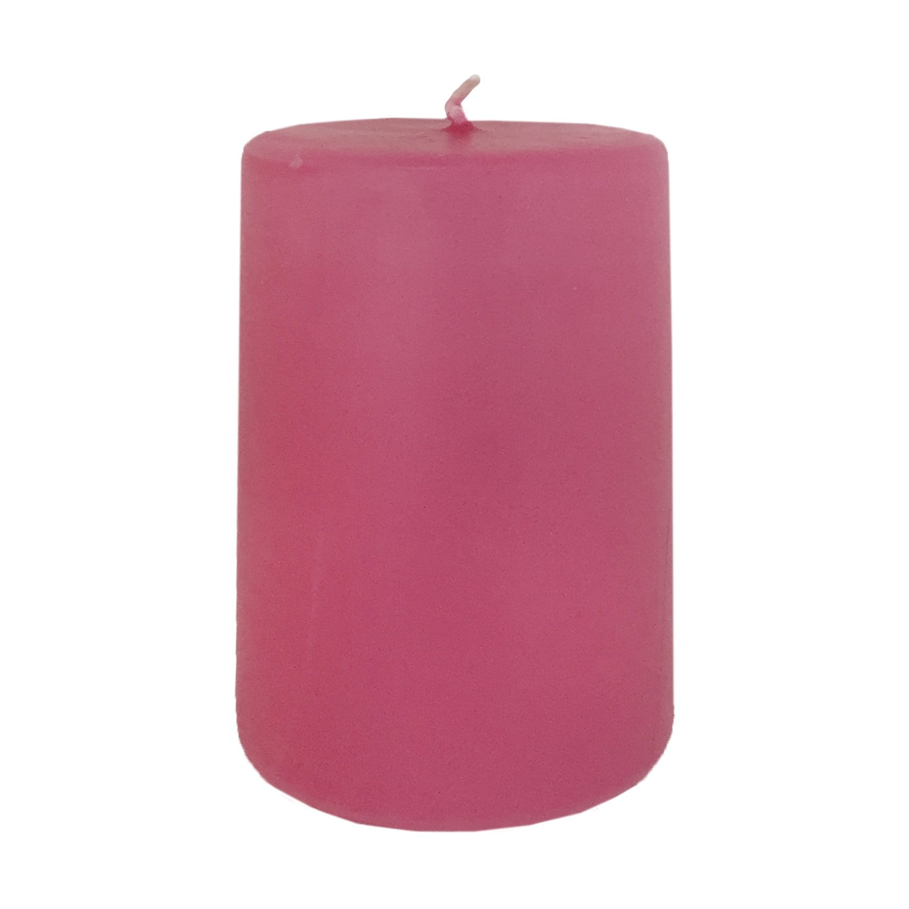 Pink Pillar Candle 100mm