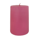 Pink Pillar Candle 100mm