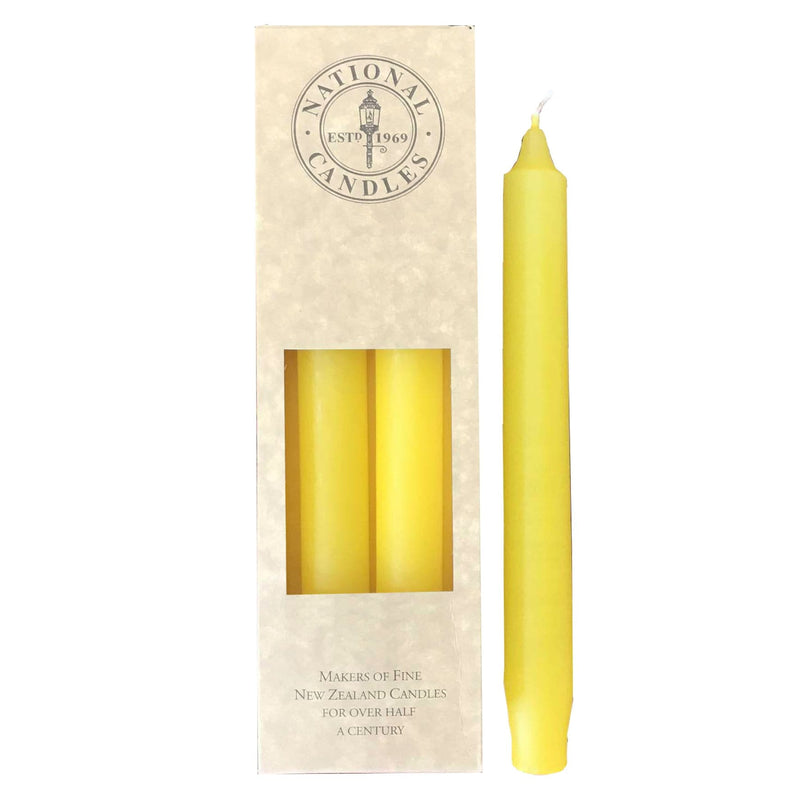 Yellow Boxed Candle 6's 240mm