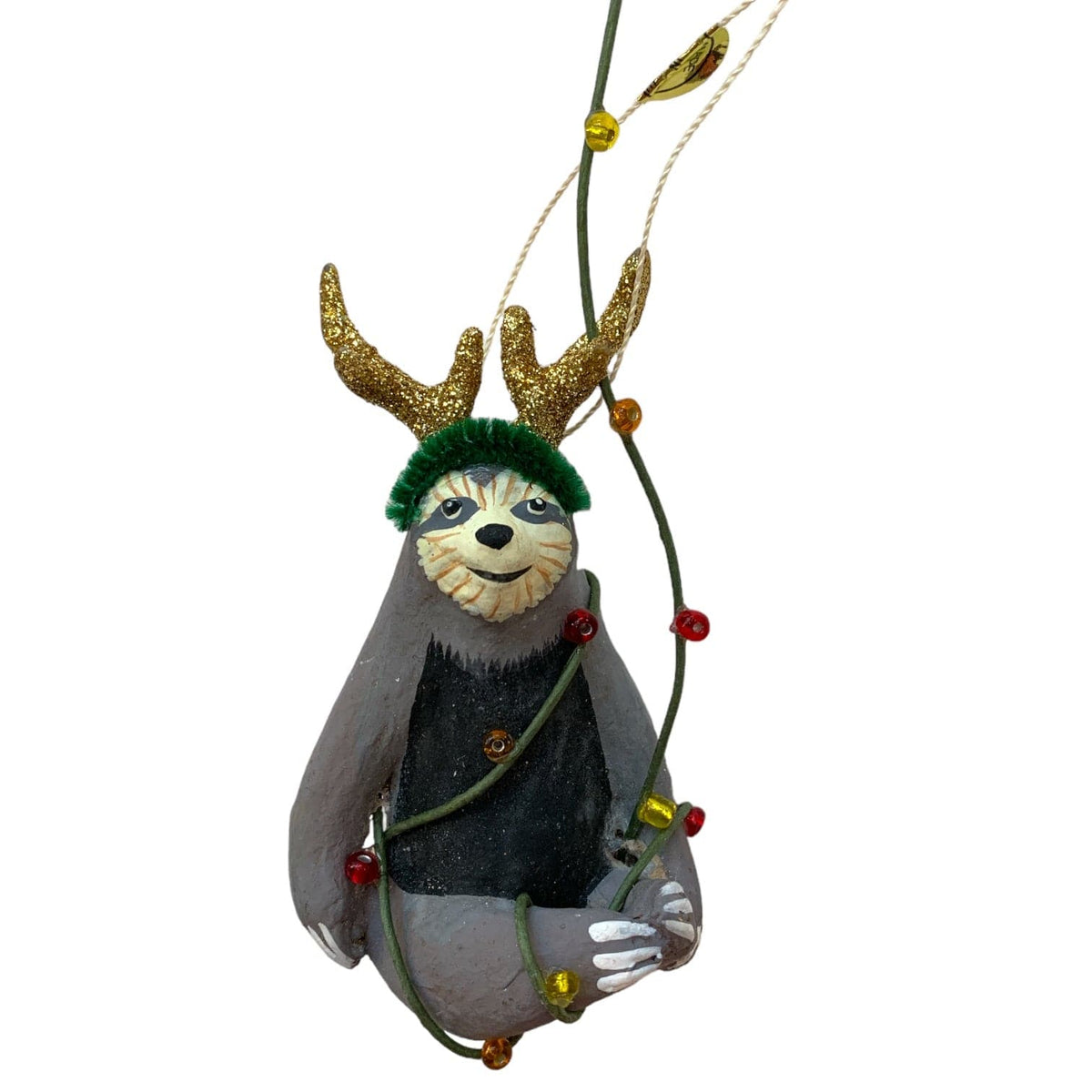 Merry Antler Sloth Decoration Little & Fox