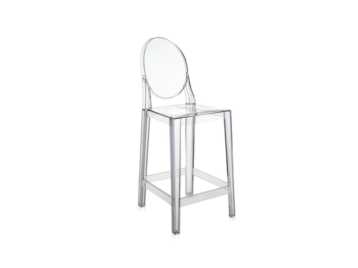 A transparent chair by Kartell.