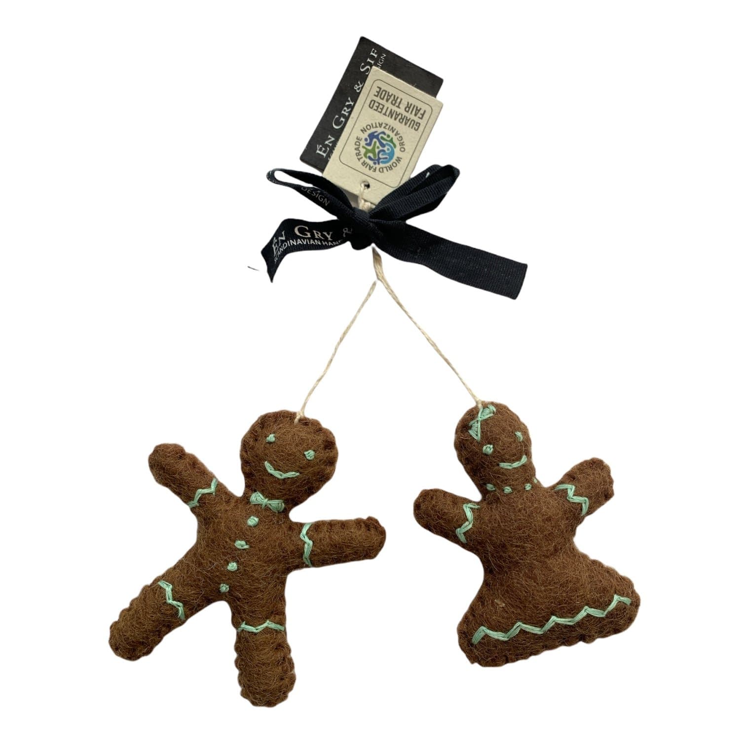 Gingerbread Girl and Boy Christmas Decoration