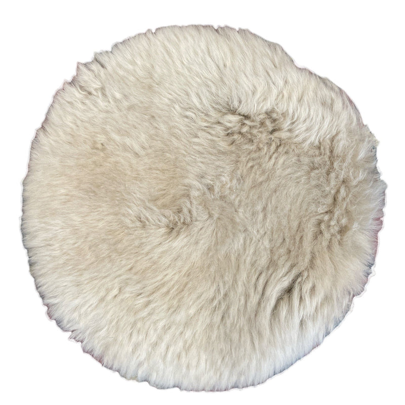 Sheepskin Stool Pad Sand