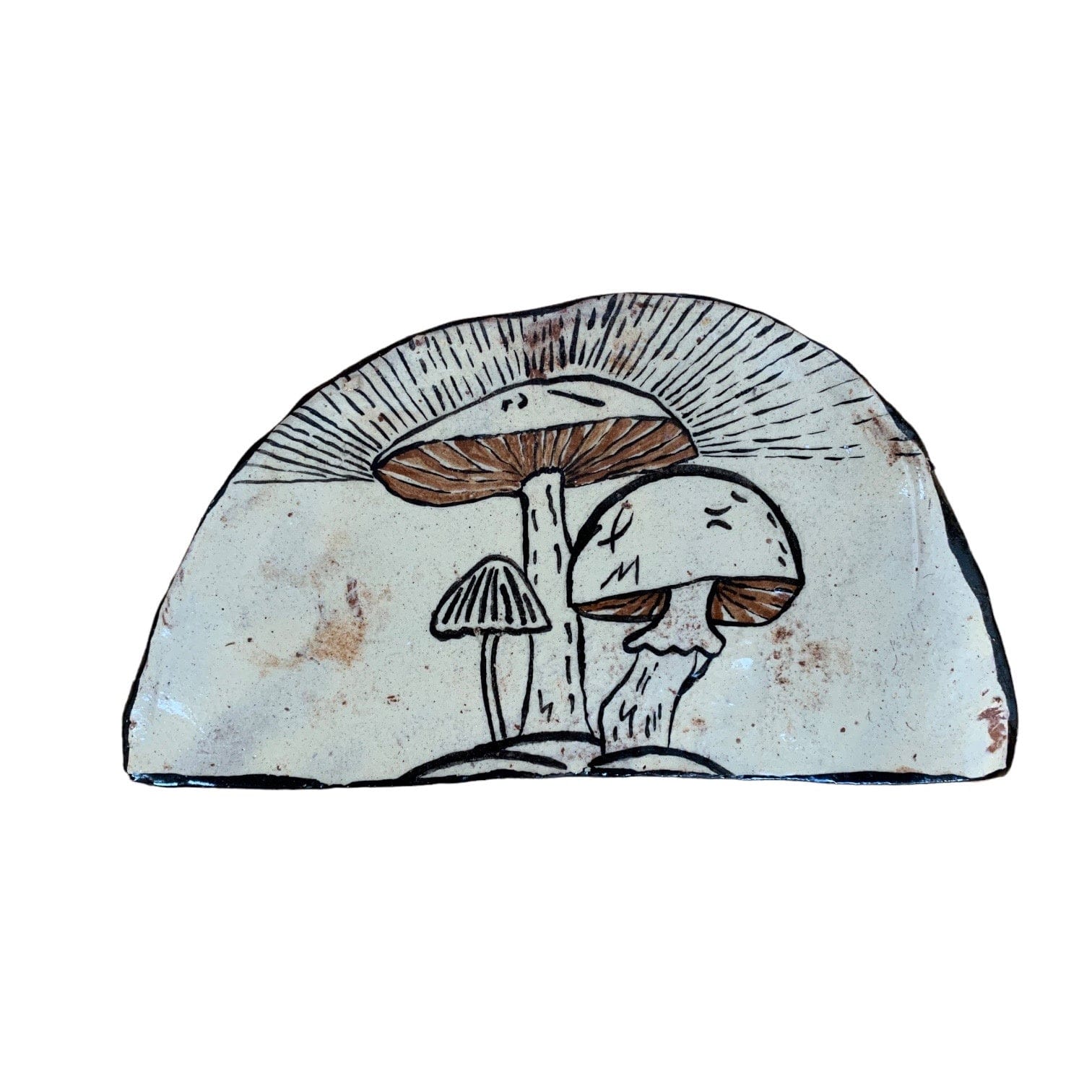 Ceramic Wall Tile - Magic Mushrooms