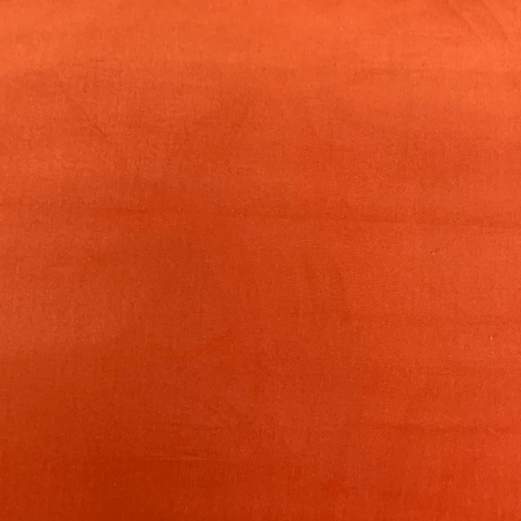 Tangerine Cotton Blend Velvet Fabric