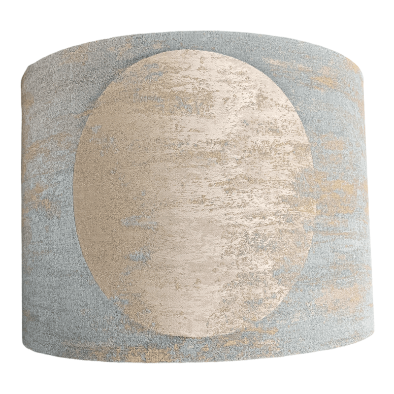 Moon Silk Gold Lined 17" Drum Lampshade