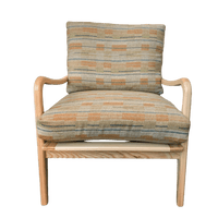 Lucca Chair - Moon Sears Gold Wool Fabric