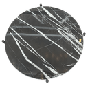 Black Marble & Smoked Glass Coffee Table