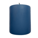 Lake Blue Pillar Candle 75mm