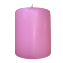 Soft Pink Pillar Candle 75mm