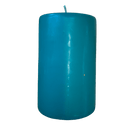Turquoise Pillar Candle 100mm