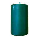 Forest Green Pillar Candle 100mm